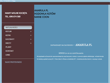 Tablet Screenshot of hodowla-amarula.pl